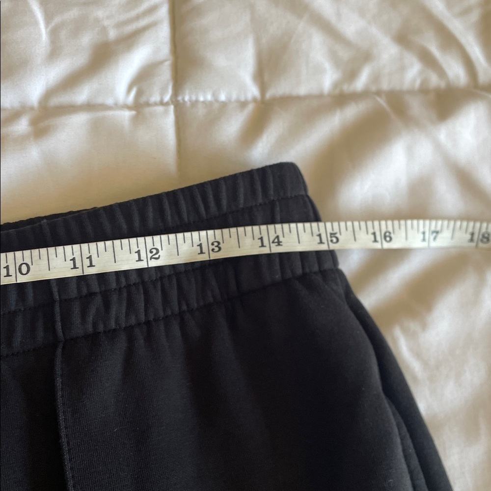 NWOT Lacoste Wide Leg Cotton Sweatpants Black sz M - Picture 6 of 9